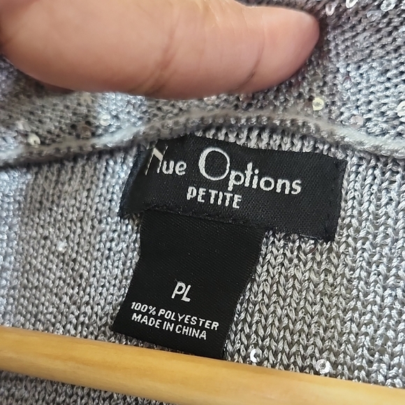 Nue Options Gray Cowl Neck Sweater - Picture 3 of 8